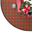 Vivid Morrison Red Ancient Tartan Tree Skirt Christmas