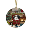 The Stocking Was Hung Bernese Mountain Dog Design Ornament
