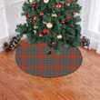Steel Blue And Red Matheson Ancient Tartan Tree Skirt Christmas
