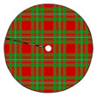 Red And Green Grierson Tartan Tree Skirt Christmas
