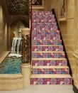 Vibrant Color Retro Design Stair Stickers Stair Decals Home Decor