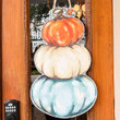 The Crop Of Pumpkin Stack Wooden Custom Door Sign Home Decor