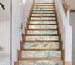 Pastel Color Nature Stair Stickers Stair Decals Home Decor