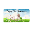 A Bicycle Enjoy The Journey Wooden Rectangle Door Sign Home Decor