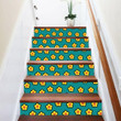 Flowers Pop On Teal Background Stair Stickers Stair Decals Home Decor