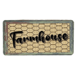 Farmhouse Tan And Black Wooden Rectangle Door Sign Home Decor