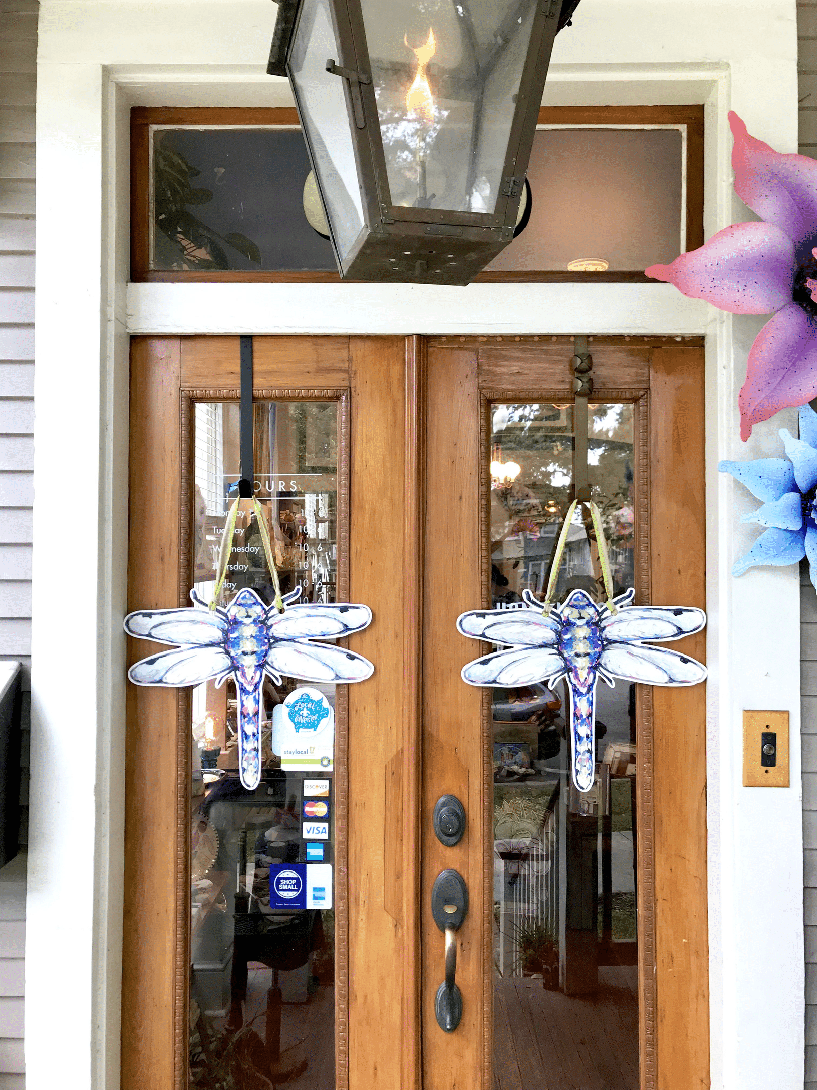 Dragonfly Spirit Animal Wooden Custom Door Sign Home Decor