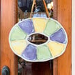 King Cake Pastel Color Wooden Custom Door Sign Home Decor