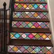 Brilliant Rhombus Stair Stickers Stair Decals Home Decor