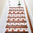 Bisched Almond Stair Stickers Stair Decals Home Decor Halloween Cats