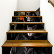 Scared Death And Pumpkin Pattern Stair Stickers Stair Decals Home Decor