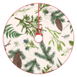 Christmas Plant Background With Winter Trees Christmas Tree Skirt Home Decor