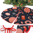 Christmas Gift Box Candy And Snowflake Christmas Tree Skirt Home Decor