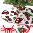 Buffalo Plaid Christmas Transport Red Truck Camper And Car Pattern Christmas Tree Skirt Home Decor