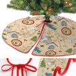 Merry Christmas Doodle Joseph And Baby Christmas Tree Skirt Home Decor