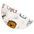 Theme Festival Cute Winter Bears In Hat With Scarf Christmas Tree Skirt Home Decor