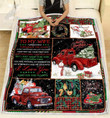 Gift For Wife Merry Xmas Red Car Design Sherpa Fleece Blanket Christmas Gift Ideas