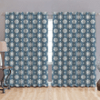 Nordic Style Drawing With Snowflakes Pattern Window Curtains Door Curtains Home Decor