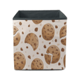 Cute Chocolate Chip Cookies Crack Illustration Storage Bin Storage Cube
