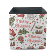 Melted Cakes With Candy And Mistletoe Pattern Storage Bin Storage Cube