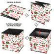 Melted Cakes With Candy And Mistletoe Pattern Storage Bin Storage Cube
