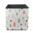 Colorful Christmas Tree And Small Stars Storage Bin Storage Cube