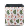Christmas And New Year Dog Cartoon Style Storage Bin Storage Cube