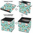 Penguin Santa Clause And Christmas Snowman Storage Bin Storage Cube