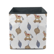 Cute Wooden Horse And Christmas Decoration Storage Bin Storage Cube