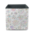 Easily Hand Drawn Snowflakes Symbols On White Background Storage Bin Storage Cube