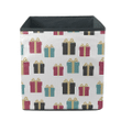 Abstract Modern Gift Boxes With Yellow Bow Pattern Storage Bin Storage Cube