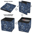 Military Camoflage Digital Christmas Dark Winter Storage Bin Storage Cube