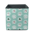 Theme Christmas Snow Balls With Penguin And Snowman Storage Bin Storage Cube