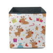 Christmas Winter Deers Gifts Candies And Stars Storage Bin Storage Cube