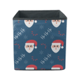 Funny Santa Claus Laughinf Ho Ho Ho Christmas Spirit Design Storage Bin Storage Cube