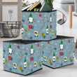 Decorated For Christmas Party With Lights Gnomes And Snowflakes Storage Bin Storage Cube