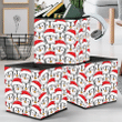 Merry Christmas Winter Cute Penguin Santa Claus Storage Bin Storage Cube