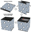 Christmas Cartoon With Cute Penguins Flying Storage Bin Storage Cube