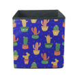 Christmas With Cactus And Red Dot Storage Bin Storage Cube