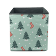 Red Socks Snowball And Christmas Trees Storage Bin Storage Cube