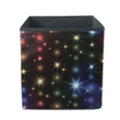 Christmas Winter Background In Rainbow Colors Storage Bin Storage Cube