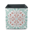 Pinecone Leaf And Christmas Candy Cane Storage Bin Storage Cube