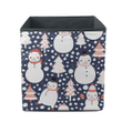Cute Snowman And Christmas Tree Storage Bin Storage Cube