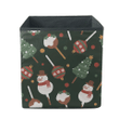 Christmas Cake Pops Of Snowman Tree And Ornaments Storage Bin Storage Cube