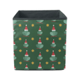 Christmas With Cactus Wearing Red Santa Hats And Stars Storage Bin Storage Cube