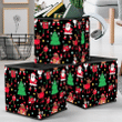 Theme Festival With Snowman Reindeer Christmas Tree And Bear Storage Bin Storage Cube