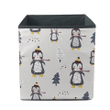 Merry Christmas Winter With Cute Penguins Storage Bin Storage Cube