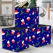 Colorful Holly Socks Santa Hats Christmas Sugar Cane And House Storage Bin Storage Cube