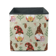 Cute Gnomes Wearing Dotted Hat Christmas Tree Pattern Storage Bin Storage Cube