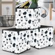 Trendy Winter Theme With Mittens Glove Pattern Storage Bin Storage Cube